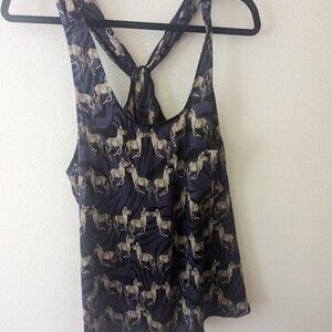 Ark & Co Purple Zebras Blouse